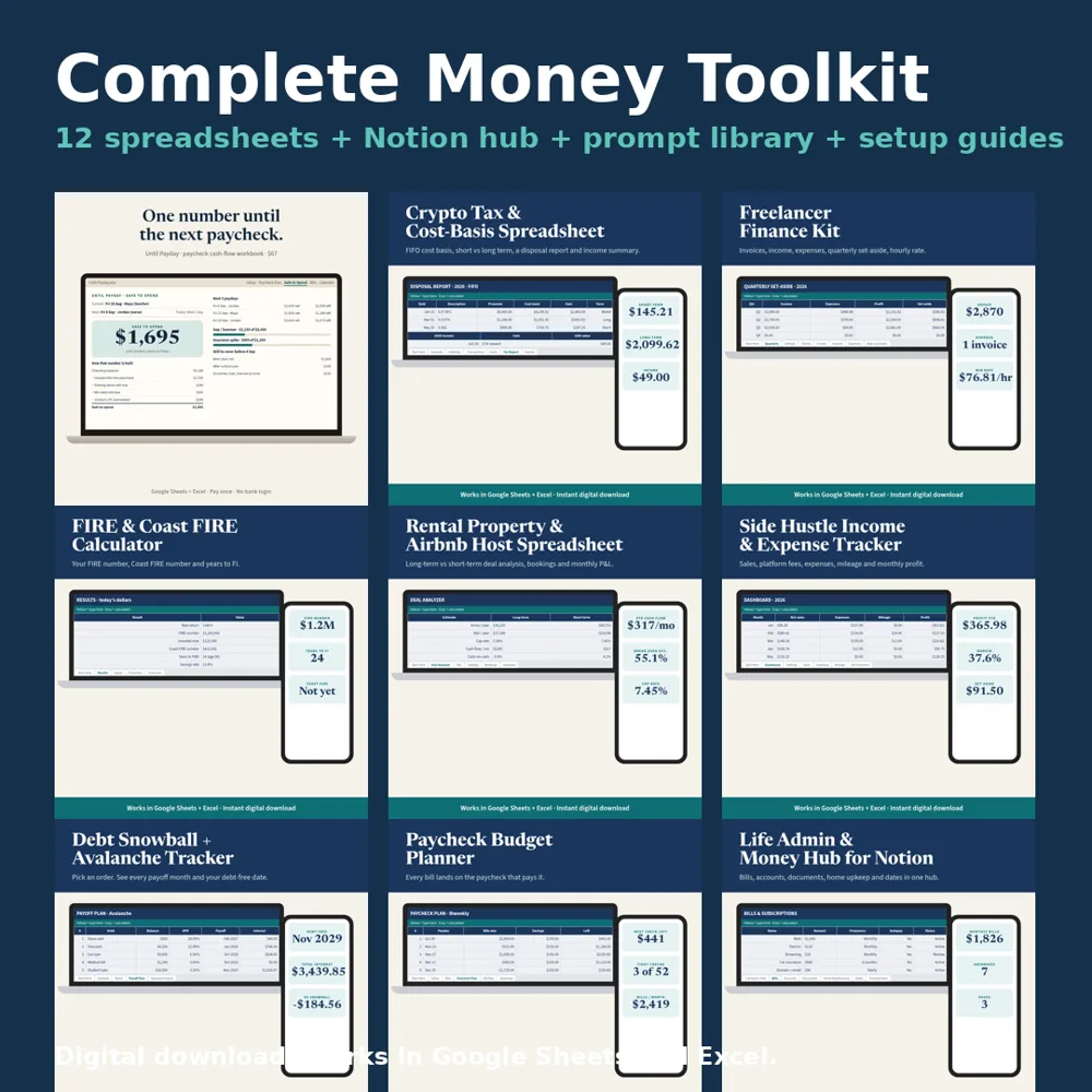 Complete Money Toolkit mockup